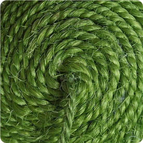 Cabezas de ratones de sisal(L17*W15*H16cm,Verde,gatos)