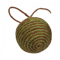 Bola de sisal(D9cm,Verde,gatos)