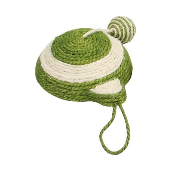 Gorro de sisal(L21*W17*H8cm,Verde,gatos)