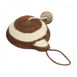 Gorro de sisal(L21*W17*D8cm,Marrón,gatos)