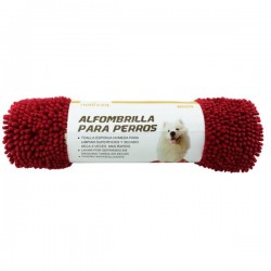 Alfombra con dibujo de huella(Rojo,M,W50*L80cm,perros)