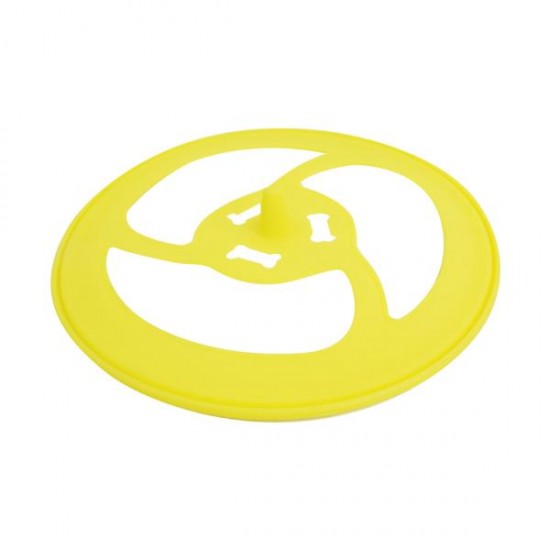 Frisbee en forma de volante(D26cm,Amarillo,perros)