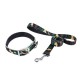 Collar de mascota con parche(XS,W2.5*L120cm W2.5*L38-52cm, perros)