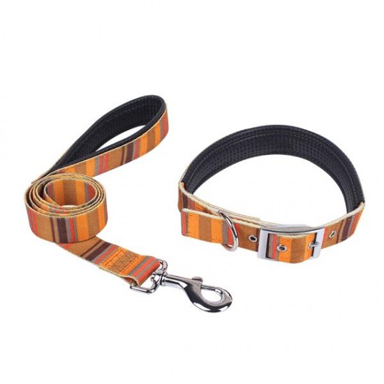 Collar de mascota con parche(XS,W2.5*L120cm W2.5*L38-52cm, perros)