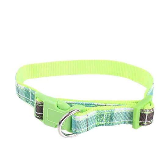 Collar de parche de rejilla(XS,W1.0*L20-30cm, perros)