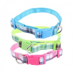 Collar de parche de rejilla(L,W2.5*L40-60cm, perros)