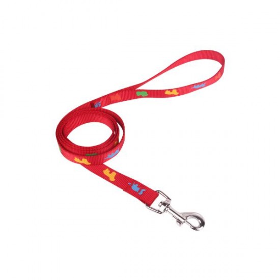 Correa de perros impresos(XS,W1.0*L120cm, perros)