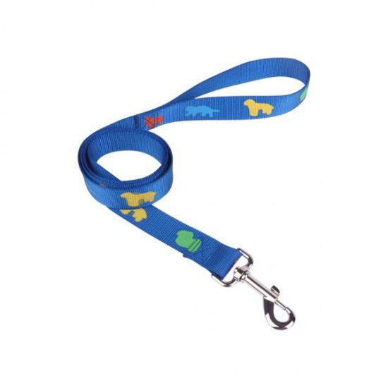 Correa de perros impresos(XS,W1.0*L120cm, perros)