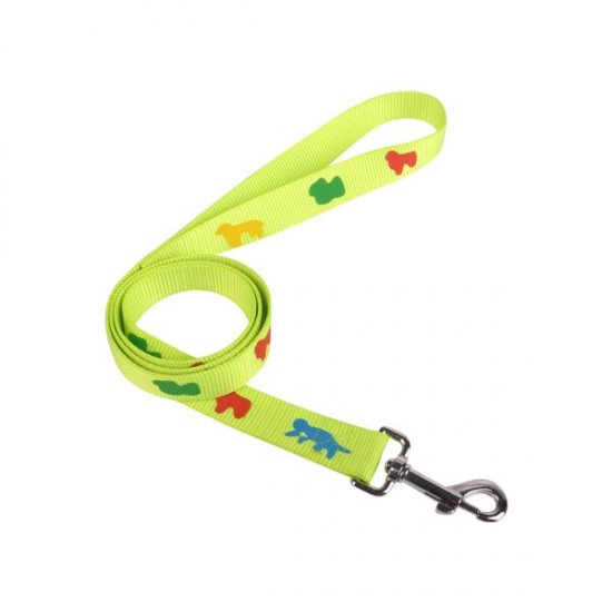 Correa de perros impresos(XS,W1.0*L120cm, perros)