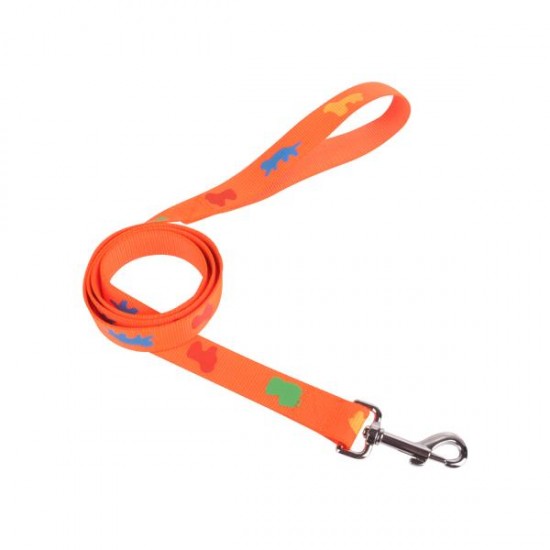 Correa de perros impresos(XS,W1.0*L120cm, perros)