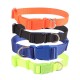 Collar liso de nylon artificial(M,W2.0*L30-50cm, perros)