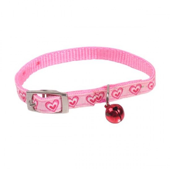 Collar con campanilla(W1.0*L21-26cm, gatos)