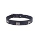 Collar con hueso de metal(S,W1.5*L24-33cm, perros)