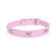 Collar con hueso de metal(M,W2.0*L34-43cm, perros)