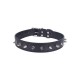 Collar para gato de PU con remaches(M,W2.5*L32-44cm, perros)