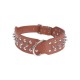 Collar para gato de PU con remaches(S,W5.5*L43-63cm, perros)