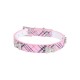 Collar con rayas y brillantes(W1.5*L25-32cm, perros)