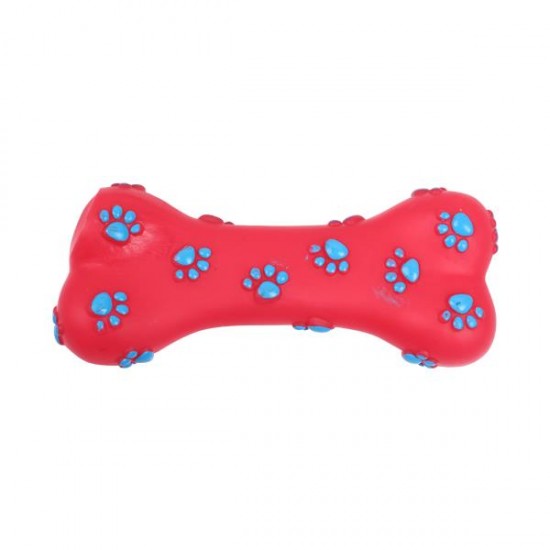 Juguete para perros de PVC estampado de hueso(L15*W7cm, perros)