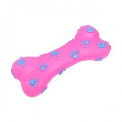 Juguete para perros de PVC estampado de hueso(L15*W7cm, perros)