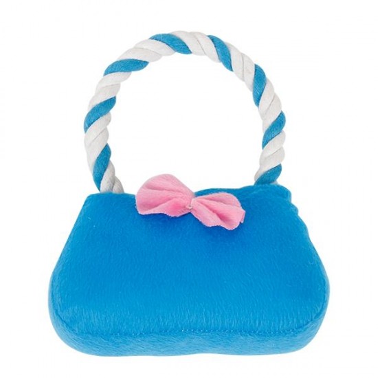 Juguete de peluche con cuerda(L15*W13cm,Azul&Color De Rosa,perros)