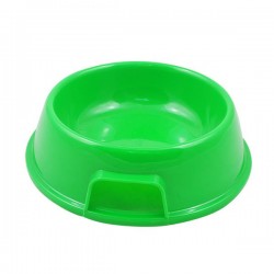 Comedero grande para mascotas(S,D13.5*H5.5cm,Verde,perro & gato,PP)