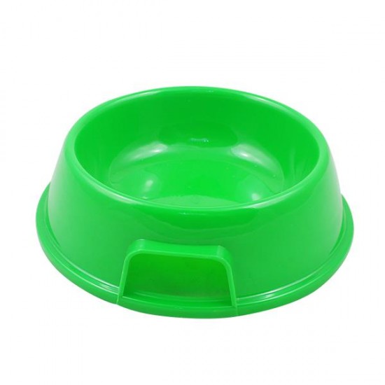 Comedero grande para mascotas(S,D13.5*H5.5cm,Verde,perro & gato,PP)