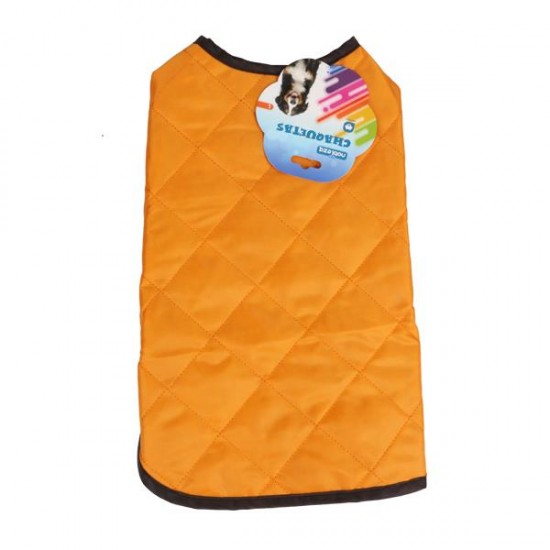 Chaqueta acolchada de doble cara(XS,L20cm,Naranja)