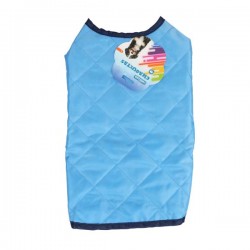 Chaqueta acolchada de doble cara(XS,L20cm,Azul)