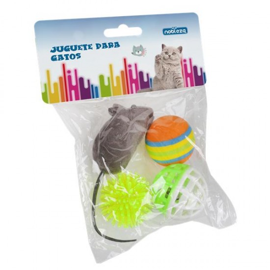 Juguete para gatos(D3.5cm/L6cm,gatos)