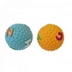 Pelota con letras(D 7.5cm, perros)