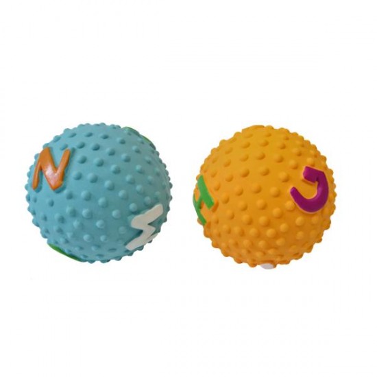 Pelota con letras(D 7.5cm, perros)