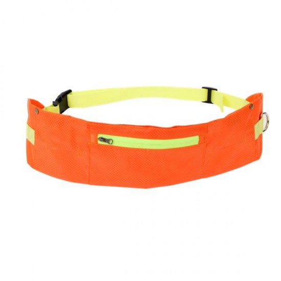 Correa para correr con cremallera(W2.5*L75-130cm,Naranja,perros)