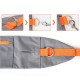 Correa para correr con cremallera(W2.5*L75-130cm,Naranja,perros)