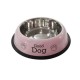 Bol de acero inoxidable con decoración de patas(3XL,D32.5*H7.2cm,perros,Acero inoxidable)