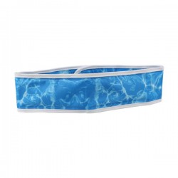 Collar refrigerante para mascotas(XL,L76*W7cm,Azul,perros)