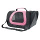 Bolsa para mascotas(S,L34*W21*H22cm,Rosa)