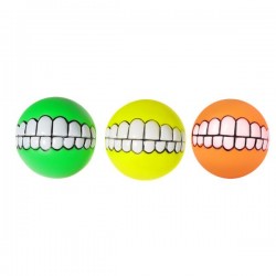 Bola de dientes juguetes de vinilo d7.5cm