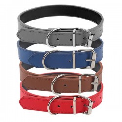 Pu collar de perro w2.5*l40-51cm