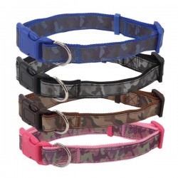 Camo reflectante collar de perro w2.0*l30-50cm