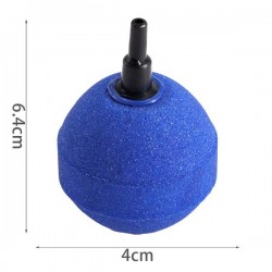 Airstone d4*l6.4cm azul