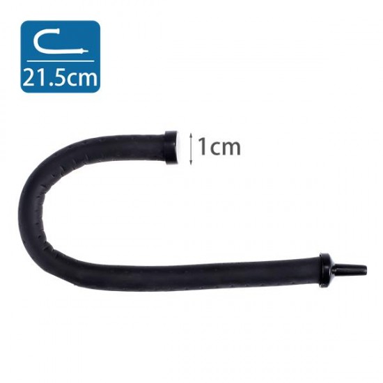 Hormona de caucho l21.5*d1cm negro