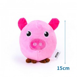 Peluche bola de cerdo h15cm rosa