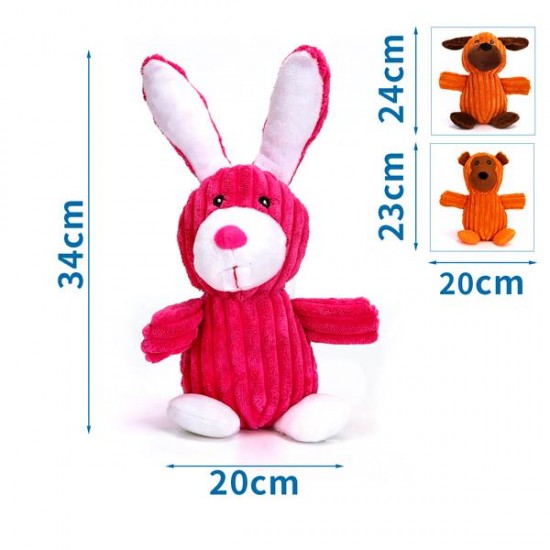 Peluche mono/oso/rubbit l23*w20cm/l24*20cm/l34*20cm