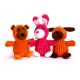 Peluche mono/oso/rubbit l23*w20cm/l24*20cm/l34*20cm