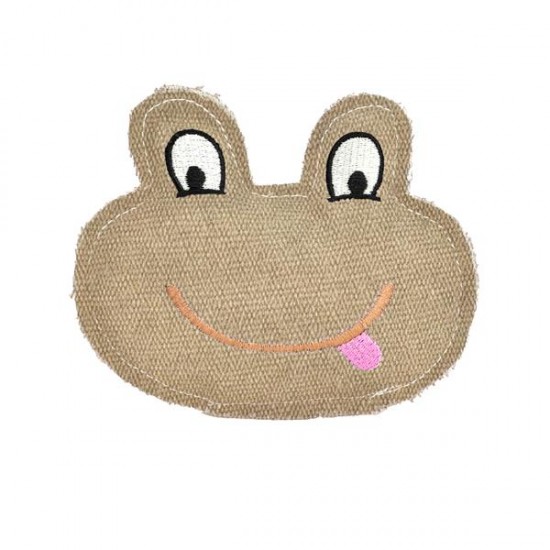 Peluche cara sonriente la rana l12*w10cm