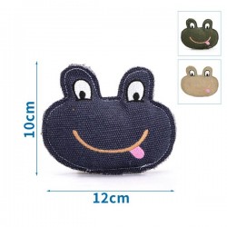 Peluche cara sonriente la rana l12*w10cm