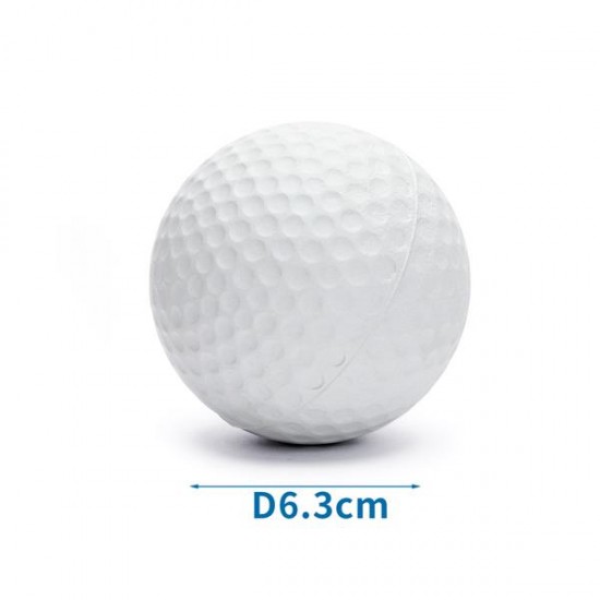 Goma espuma golf d6.3cm blanco