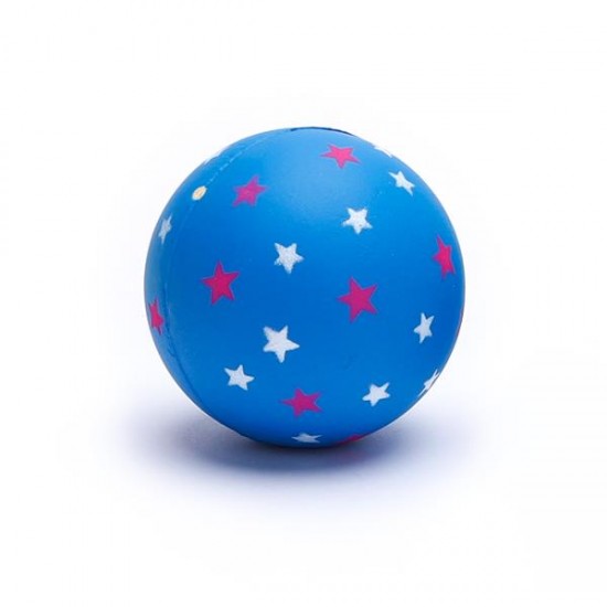 Pelota de goma espuma estrellas pequeñas d6.3cm