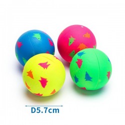 Pelota de goma espuma pez d5.7cm