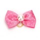 Accesorios para mascotas punto bowknot con banda de goma l4cm